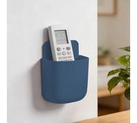 1 Pcs Remote Control Storage Box Organizer Holder for Living Room Desk Bedside Sofa Home Organization for Women Men(Blue)