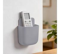 1 Pcs Remote Control Storage Box Organizer Holder for Living Room Desk Bedside Sofa Home Organization for Women Men(Grey)