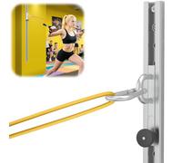 1 PCS Resistance Bands Wall Anchor Exercise Equipment Platform Base(Length 40"),Adjustable Wall-Mounted Anchor Multi-Purpose Fitness System for Complete Full Body Strength Training-Black