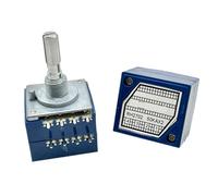 1 PCS Resistance Stepper RK27 Type Duplex Volume Potentiometer RH2702-50KA