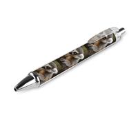 1 PCS Retractable Liquid Ink Monkey Lemur Cute Rollerball Pens 0.5mm Fine Point Smooth Writing Gel Pens with Ergonomic Comfort Grip Quick-Dry Smudge-Free Black Ink Refillable Office Writing Pen