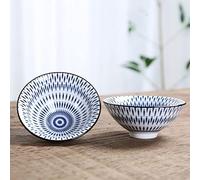 1 PCS Retro Blue and White Porcelain Cone Teacup Anti Scaling Hand-Painted Ceramic Tea Bowl Travel Meditation Cups Tea Set