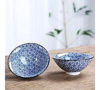 1 PCS Retro Blue and White Porcelain Cone Teacup Anti Scaling Hand-Painted Ceramic Tea Bowl Travel Meditation Cups Tea Set