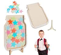 1 PCS Reward Charts for Children Behaviour, Reward Jar, Reward Jar, Reward Jars for Children, for Class Reward Charts Jars and Tokens for Children Good Behaviour Charts Star Reward System