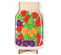 1 Pcs Reward Jar, Reward Jars For Children, Star Jar Reward System, Star Reward Jar, Wooden Colorful Flower Reward Jar For Children'S Behavior For Home School Classroom Teacher Parent