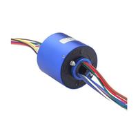 1 Pcs Ring Slip Ring 24612-way Collector Ring Conductive Ring Through Hole Slip Ring(Inner 12.7mm outer 54mm - 12 way 10A)