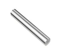 1 Pcs Rolling Pin, 304 Stainless Steel Rolling Pin, Non-Stick Metal Dough Roller, Long, Smooth, Perfect for Pastry and Dough Products, Pizza, Pasta- Baking, Pie Crust, Cookie(22.5cm-Silver).