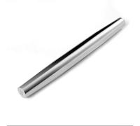 1 Pcs Rolling Pin, Solid Rolling Pin, Stainless Steel Rolling Pin, 304 Steel Rolling Pin, Non-Stick Metal Rolling Pin, for Pizza Bread, Pastry, Dough, Dumpling, Tortilla, Bread(32.5 X 2.5cm).