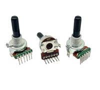 1 PCS RV161 type A503/50K dual balanced amplifier volume potentiometer single-row 6-pin round shaft 25mm