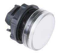 1 pcs - Schneider Electric White Pilot Light Head, 22mm Cutout Harmony XB5 Serie
