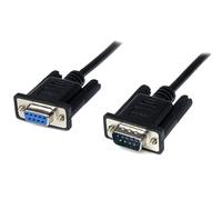 1 pcs : SCNM9FM1MBK - 1M BLACK DB9 NULL MODEM CABLE