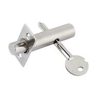 1 Pcs Security Door Bolts Thumb Turn Key Sets Strong Deadbolt Rack Bolts