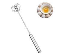 1 PCS Semi Automatic Whisk,Hand Whisk,Hand Whisk Manual,Push Whisk,Stainless Steel Semi Automatic Whisk,Egg Whisk,Wonder Whisk,Easy Whisk,Hand Held Whisk,Egg Beater for Whisking, Beating, Stirring