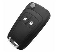 1 Pcs Set of 2-Key Car Remote Control Replacement Parts, 2 Buttons Car Key Fob Cases Flip Remote Control Replacements for Opel Vauxhall Buick Astra Insignia Chevrolet Cruze Aveo Spark Captiva Orlando