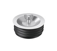 1 Pcs Sewer Cleanout Cap, 5 Inch Rubber Expansion Sewer Pipe Plug Mechanical Test Plug for Most Pipes Sink Pools