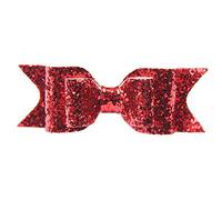 1 Pcs Shining Bowknot Spring Hair Clip Glitter Bow Barrette Boutique Alligator Clip Hair Bows Clips Bowknots Pin For Women s Kids Baby Red Clever treatment