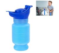 1 Pcs Shrinkable Emergency Urinal,Male Female Portable Outdoor Mobile Toilete,Portable Shrinkable Urinal Reusable Emergency Urinal for Camping Car Travel Traffic Jam and Queuing(750 ML,Blue)