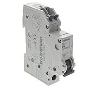 1 pcs - Siemens Sentron 5SJ6 MCB, 1P, 16A Curve B, 230V AC, 60V DC, 6 kA Breakin
