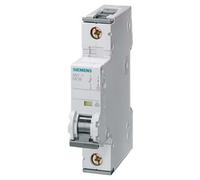 1 pcs - Siemens SENTRON 5SY6 MCB, 1P, 4A Curve B, 6 kA Breaking Capacity