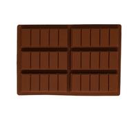 1 Pcs Silicone Chocolate Mould Candy Molds, Break Apart Rectangle Bakeware Mold, Non-Stick Reusable DIY Jelly Baking Mould