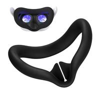 1 PCS Silicone Face Cover Fits Meta Quest 3S, Facial Pad for Quest 3S Accessories, Facial Interface Sweatproof VR Face Pad for Enhanced Comfort and Immersive Virtual Reality Experience