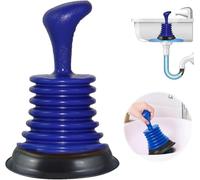 1 Pcs Sink Plunger, Toilet Plungers for Unblocking Drains, Mini Plunger for Kitchen Sinks and Bathroom, Durable Plunger for Cleaning