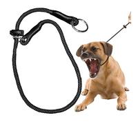 1 Pcs Slip Collars for Dogs Training, Dog Collar, Collar Round Nylon Rope Collars P-Collar No Pull Dog Chain for Small Medium Dogs (Black, M, 45cm/18 inch)