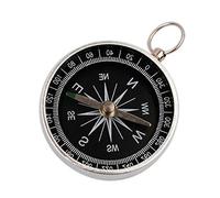 1 Pcs Small Compass Keychain Portable Aluminum Alloy Compass Pocket Crafts for Gifts Practical design