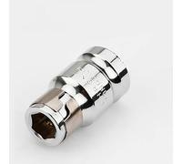 1 Pcs Socket Adapter and Reducer, 1/2 Square Hole to 8mm Chrome Vanadium Steel Ratchet Socket Extension Conversion