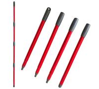 1 PCS Spin Mop Handle Replacement Fits Vileda EasyWring and Triangle Spin | Mop Base 4 Section Adjustable 15 to 57 Inch Mop Stick for Floor Cleaning （Note: Mop Head and the Base did not Included）