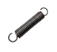 1 Pcs Spring Steel Dual Hook Tension Spring 4 x 22 x 90 mm, Wire Diameter 4 mm, OD 22 mm, Free Length 90 mm