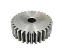 1 pcs spur gear 1M36/37/38/39/40/41/42/43T coarse hole 6mm small gear 45# carbon steel material motor gear total height 10mm(1M37Teeth-bore 6 mm)