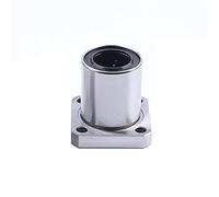 1 Pcs Square Flange Linear Ball Bearings LMK10UU, 10mm ID 19mm OD 55mm Length Linear Motion Ball Bearing Linear Bearings for 3D Printer CNC