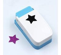 1 pcs Square Punch - 2025 New 1 Inch Squares Paper Punch, Diy Handicraft Tools, Various Cutting Patterns, Cardboard/corrugated Paper/aluminum Sheet/copper Sheet (Pentacle)