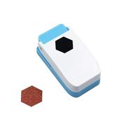 1 PCS Square Punch, 2025 New Craft Lever Punch, Diy Handicraft Tools, Various Cutting Patterns, for Cardstock Gift Wrapping, Greeting Cards and Scrapbooks (Hexagon)