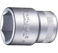 1 pcs - STAHLWILLE 1/2 in Drive 19mm Standard Socket, 6 point, 38 mm Overall Len