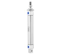 1 Pcs Stainless Steel Pneumatic Air Cylinder Single Rod Reciprocating Linear Motion Mechanical Device for Automatic Equipment with Long Serving Life and No Leakage