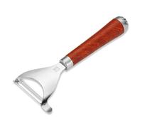1 Pcs Stainless Steel Speed Peeler, Vegetable Peeler with Wooden Handle, 304 Stainless Steel Vegetable Peeler,Wooden Handle Y-Peeler,with Eye Remover&Sharp Blade,for Vegetable Fruits Kitchen Utensil.