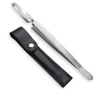 1 Pcs Stainless Steel Tick Tweezers,Safe Professional Tick Removal Tool Removing Louse Flea for Pet, Dogs, Cats,Humans