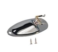 1 Pcs Standard Boat Shape Chrome Input Output Plate For ST Electric Guitar Output Plate Parts Guitar Instrument Accessories