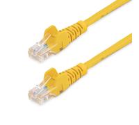 1 pcs - Startech Cat5e Male RJ45 to Male RJ45 Ethernet Cable, U/UTP, Yellow PVC