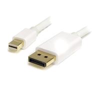 1 pcs - StarTech.com Male Mini DisplayPort to Male DisplayPort, PVC Cable, 4K @