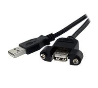 1 pcs - StarTech.com USB 2.0 Cable, Male USB A to Female USB A Cable, 0.9m