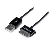 1 pcs - StarTech.com USB 2.0 Cable, Male USB A to Male Samsung Dock Cable, 1m