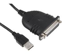 1 pcs - StarTech.com USB 2.0 USB A Male to DB25 Female Converter Cable