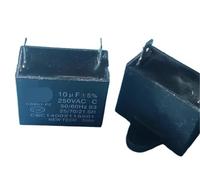 1/pcs Starting Capacitor CBB61 10uF ± 5% 250VAC Fan Motor Range Hood Starting Strip Line