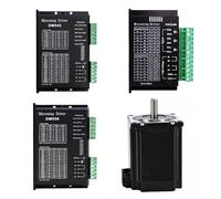 1 pcs TB6600/DM542/DM556 Hybrid Step Driver With NEMA23 Stepper Motor 57x112mm 4-lead 4.2A 3N.m 112mm(With DM556 driver)