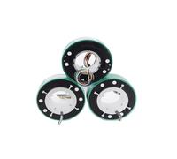 1 Pcs Through Hole Conductive Slip Ring Hollow 360 Degree High Speed Rotating Connector Non-wound Large Size Current(Inner - 50 outer - 119mm 12 way 10A)