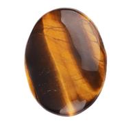 1 PCS Tiger Eye Crystal Oval Thumb Stone Worry Stones Healing Crystals Anxiety Relieves Stress Energy Balance, Couples, Spouses, Colleagues, Friends, Elders, Mentors Gifts