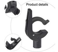 1 PCS Tonearm Rest Clip for Technics SL-1200 MK2 / SL-1210 MK2/MK3/MK5 Turntables - Plastic Record Player Tonearm Stand Clamp, Black, 3 x 0.6 cm
